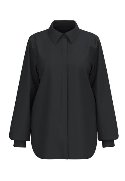 Fynch Hatton Long Sleeve Shirt - Black