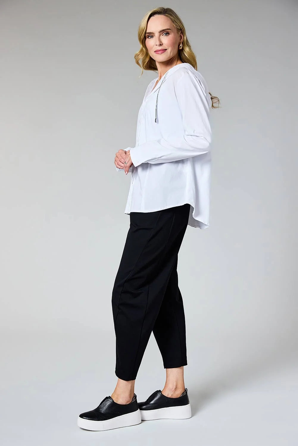 Deck Hooded Blouse - White