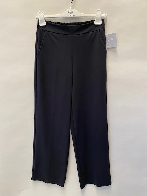 Deck Wide Leg Trousers - Black