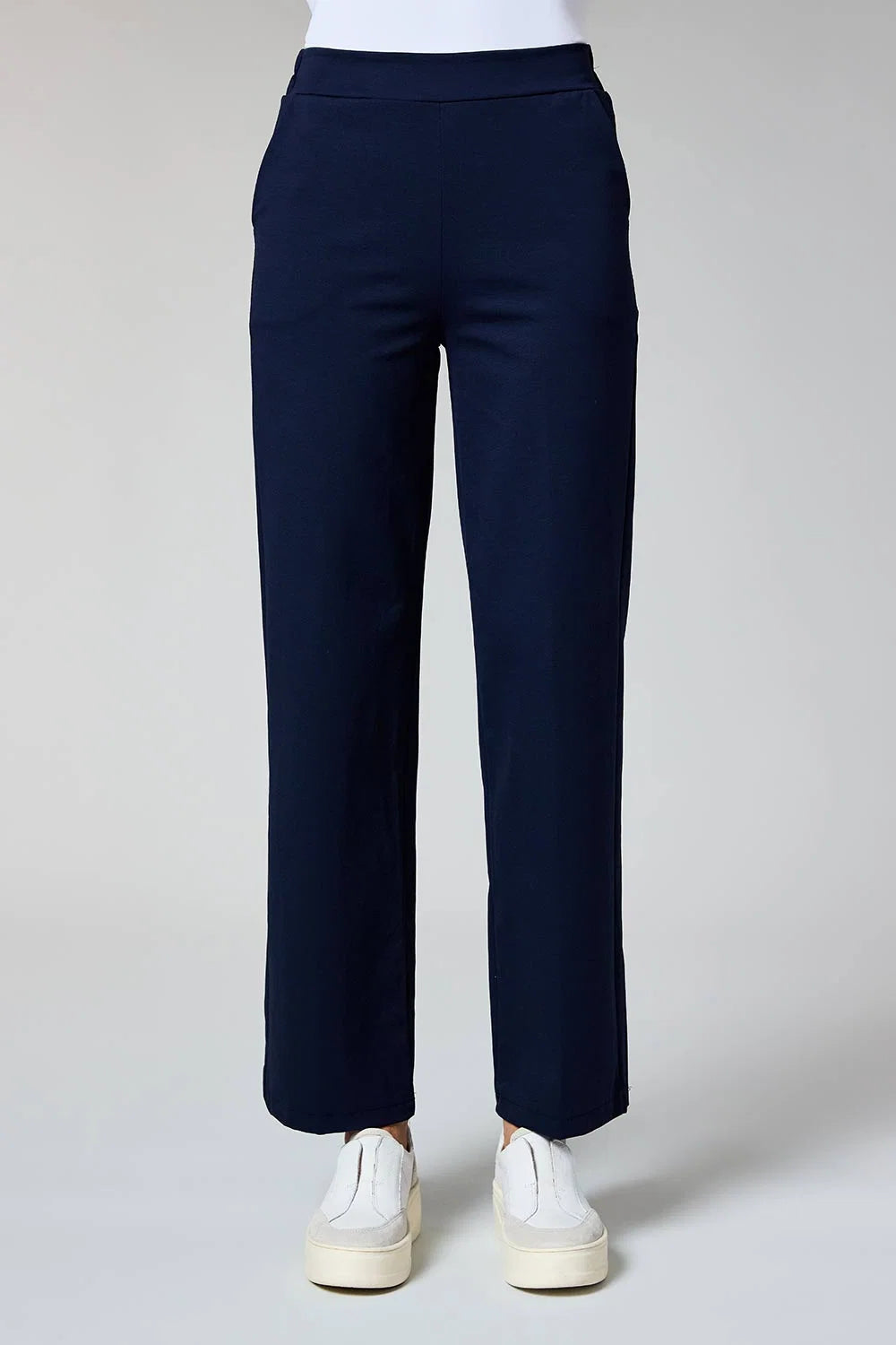 Deck Wide Leg Trousers - Navy