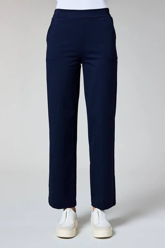 Deck Wide Leg Trousers - Navy