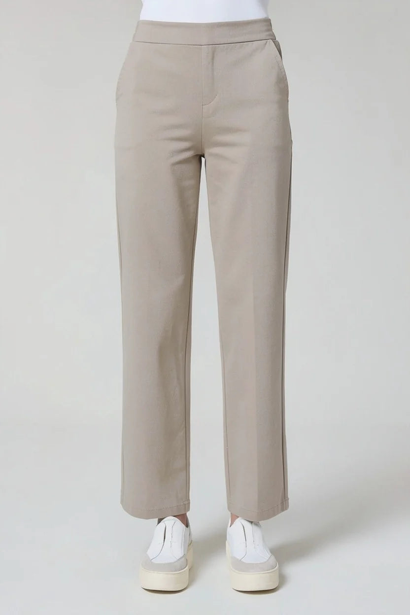 Deck Wide Leg Trousers - Taupe