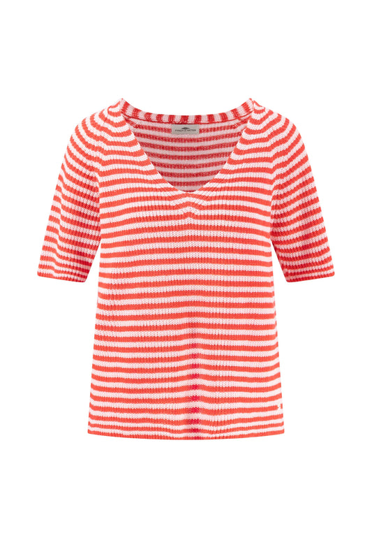 Fynch Hatton Striped Knit - Summer Red