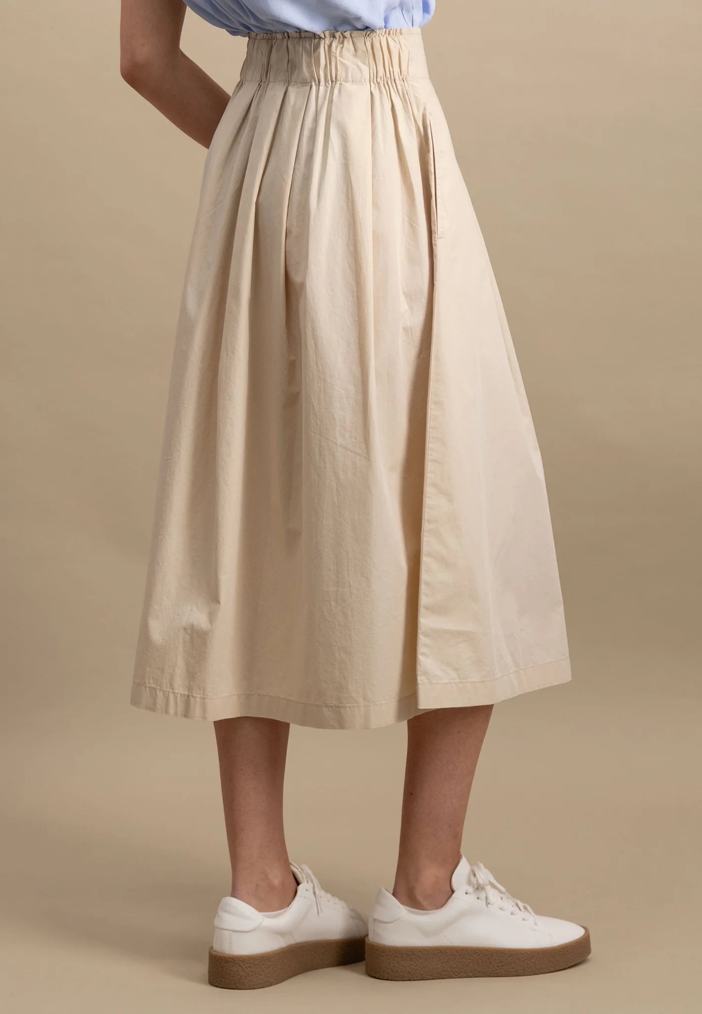 Fynch Hatton Cotton Maxi Skirt - Sand