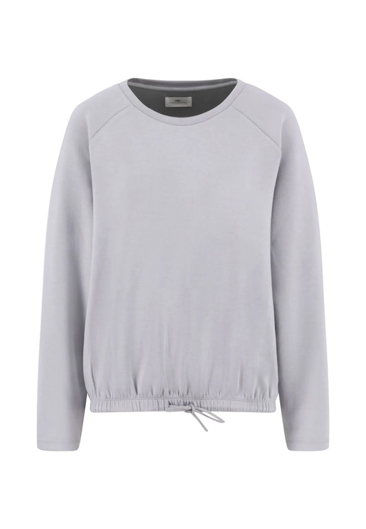 Fynch Hatton Round Neck Sweatshirt - Alloy Grey