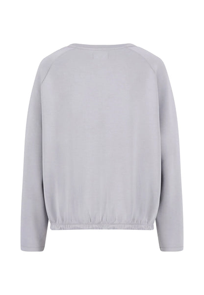 Fynch Hatton Round Neck Sweatshirt - Alloy Grey