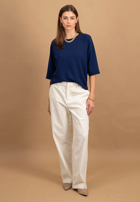 Fynch Hatton Straight Leg Cords - Milk