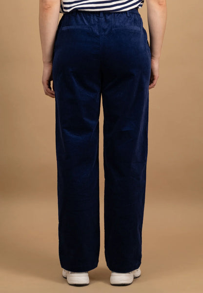 Fynch Hatton Straight Leg Cords - Aura Blue