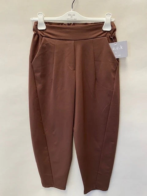 Deck Barrel Trousers - Brown