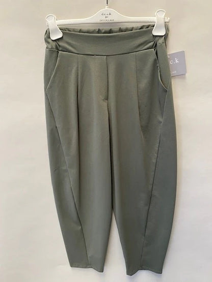 Deck Barrel Leg Trouser - Khaki