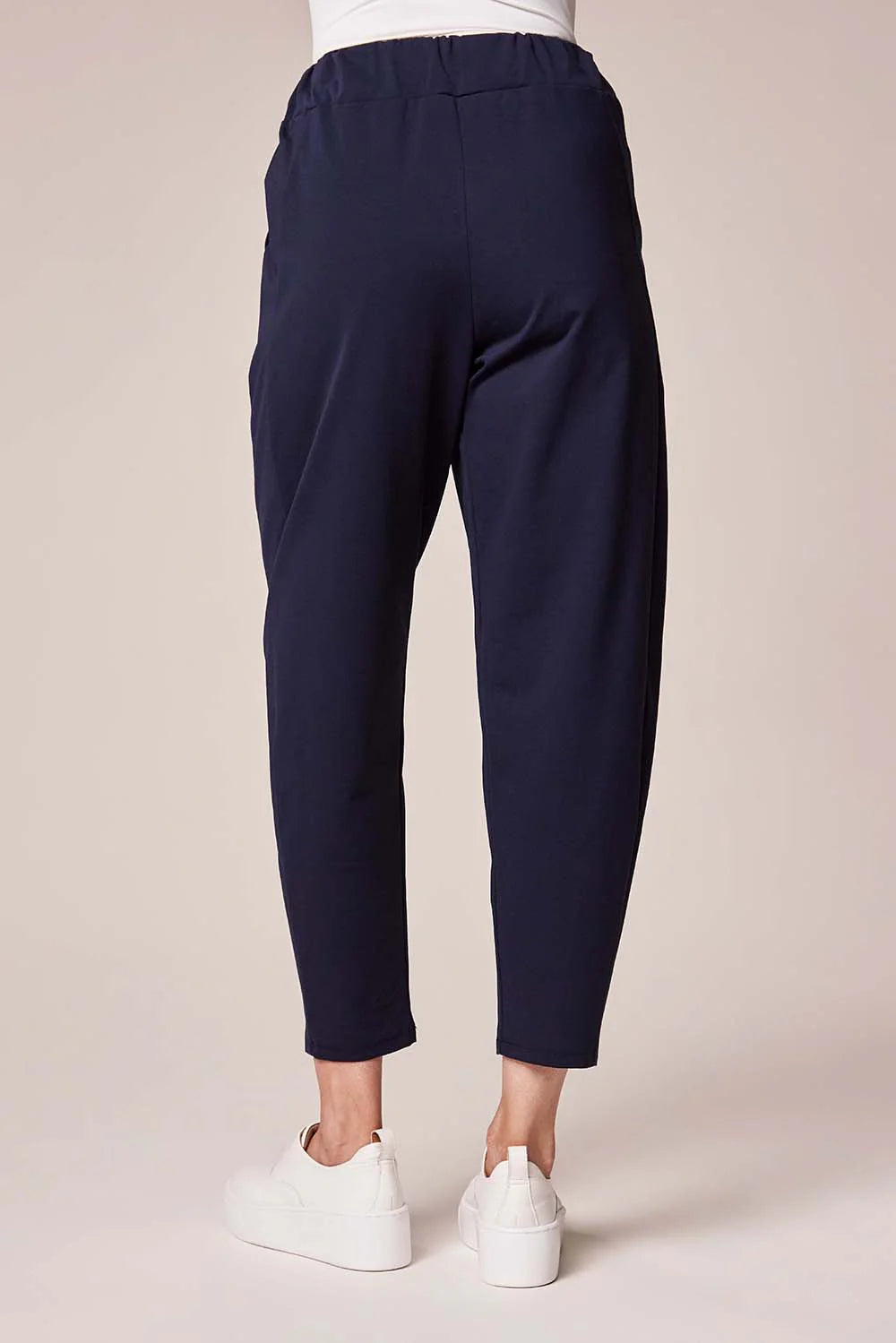 Deck Barrel Leg Trouser - Navy