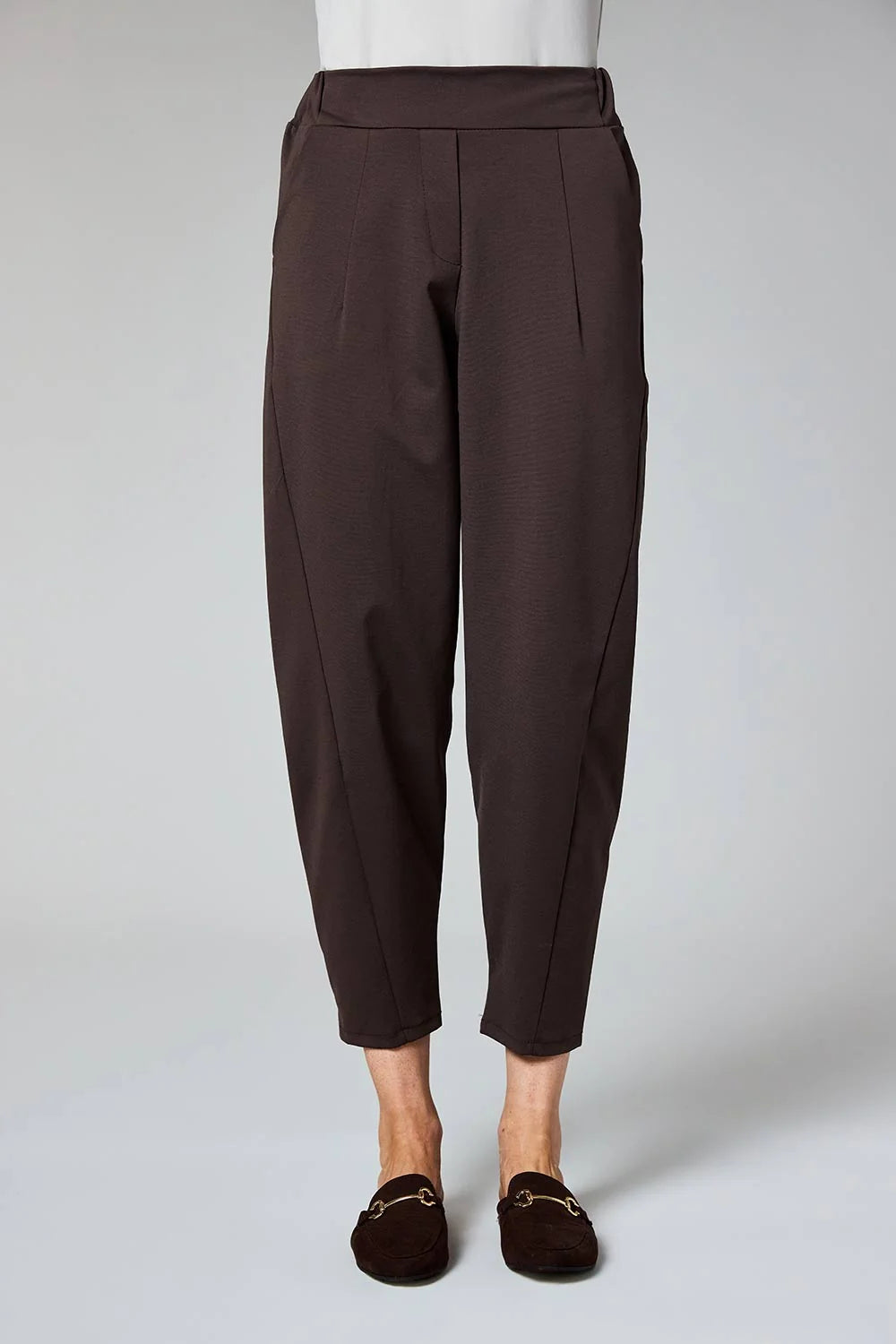 Deck Barrel Trousers - Chocolate