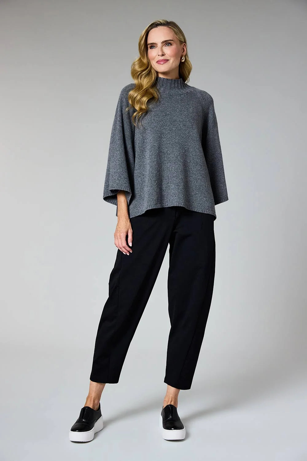 Deck Barrel Leg Trouser - Black