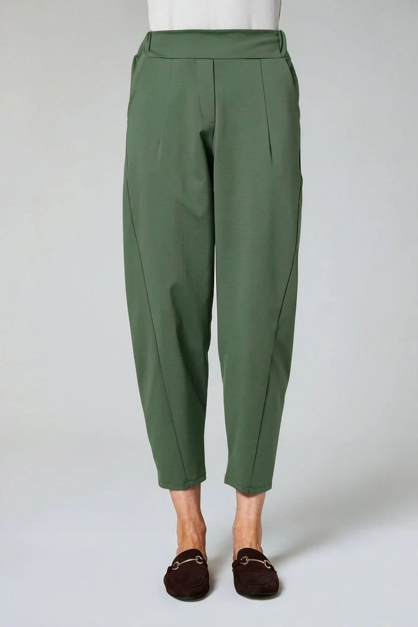 Deck Barrel Leg Trouser - Khaki