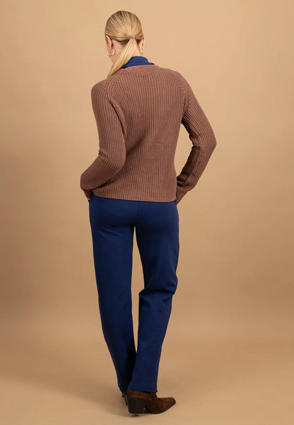 Fynch Hatton Round Neck Pullover - Cinnamon