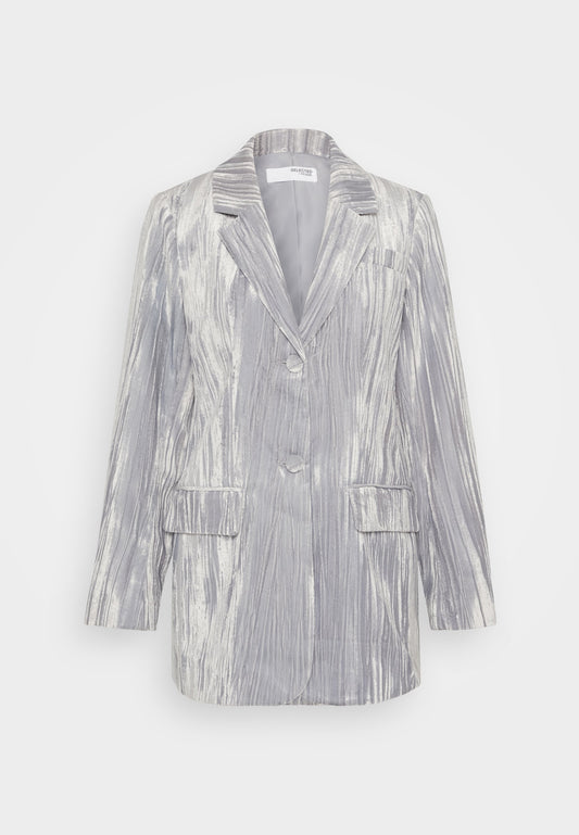 Selected Femme Willow Fitted Blazer - Sleet