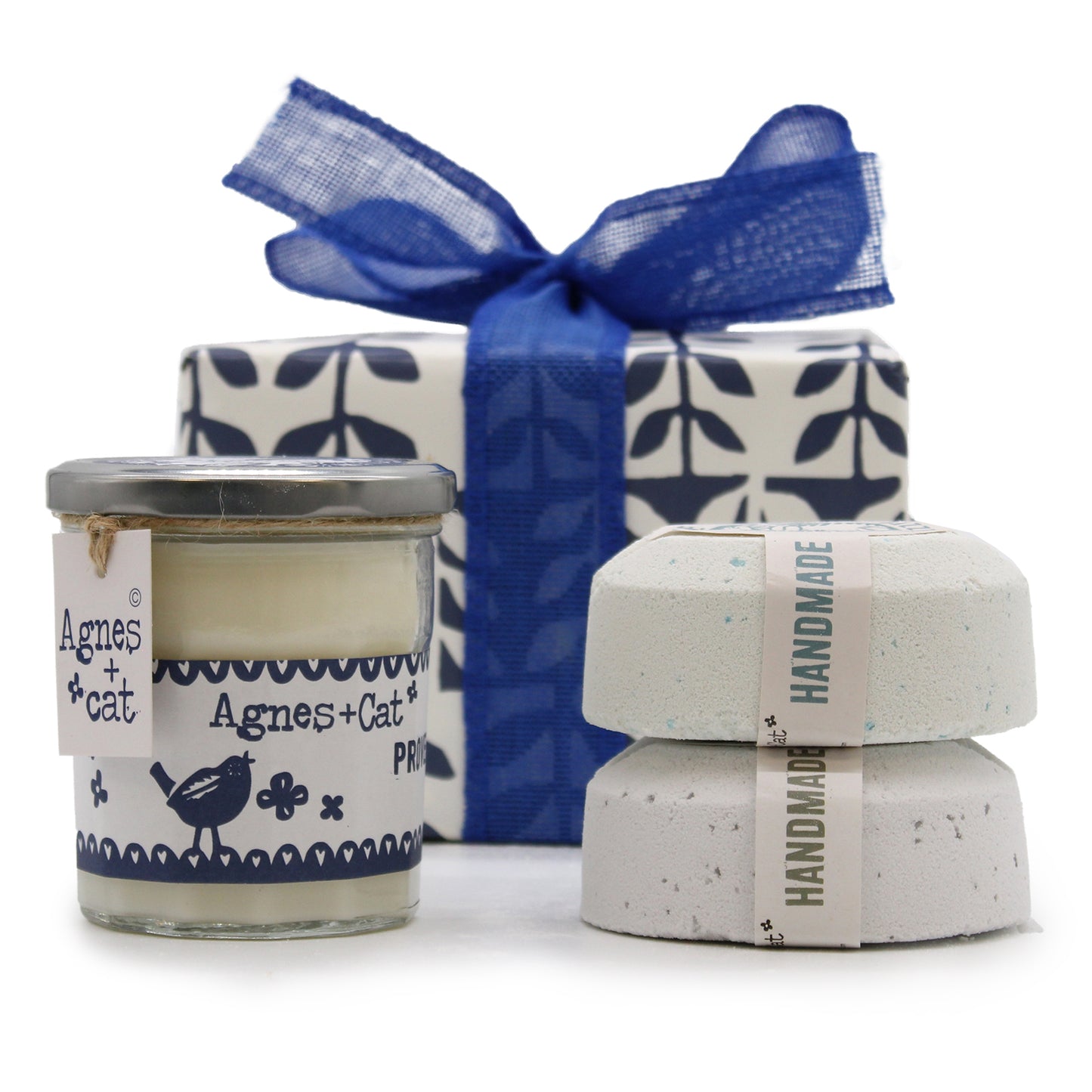 Agnes+Cat Gift Box - Parma Violet,Seasalt and Moss & Dolly Blue