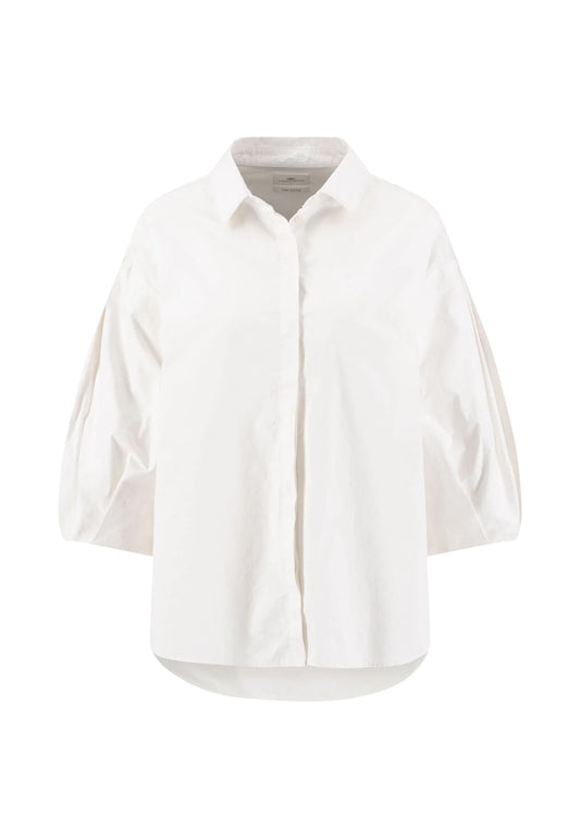 White shirt on a white background
