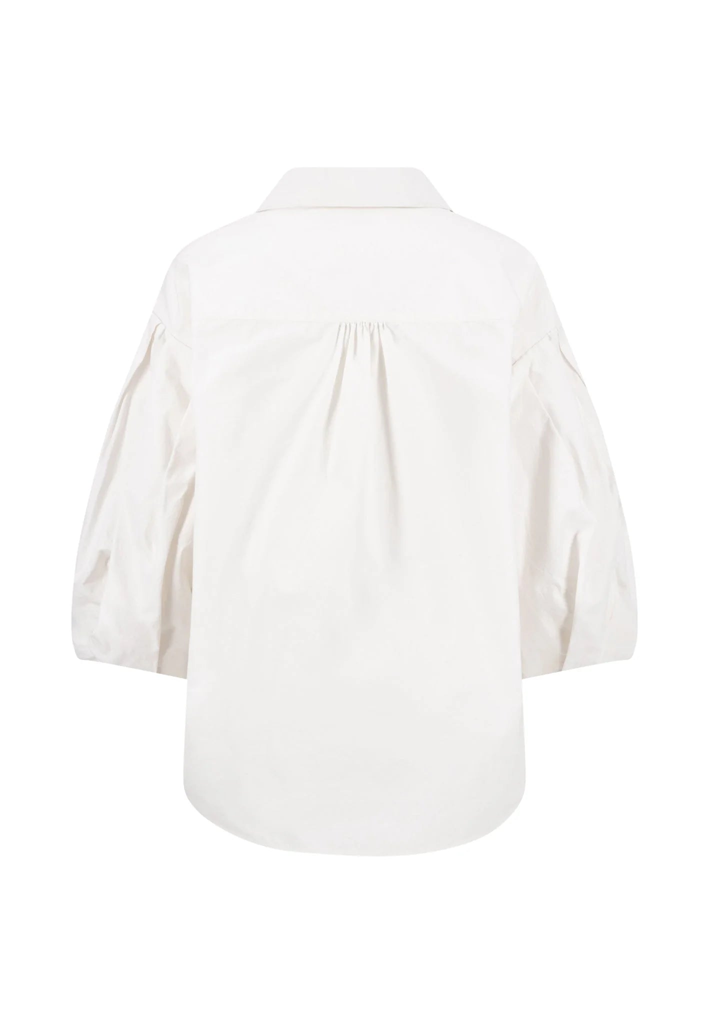 Fynch Hatton Puffy Sleeve Blouse - Milk