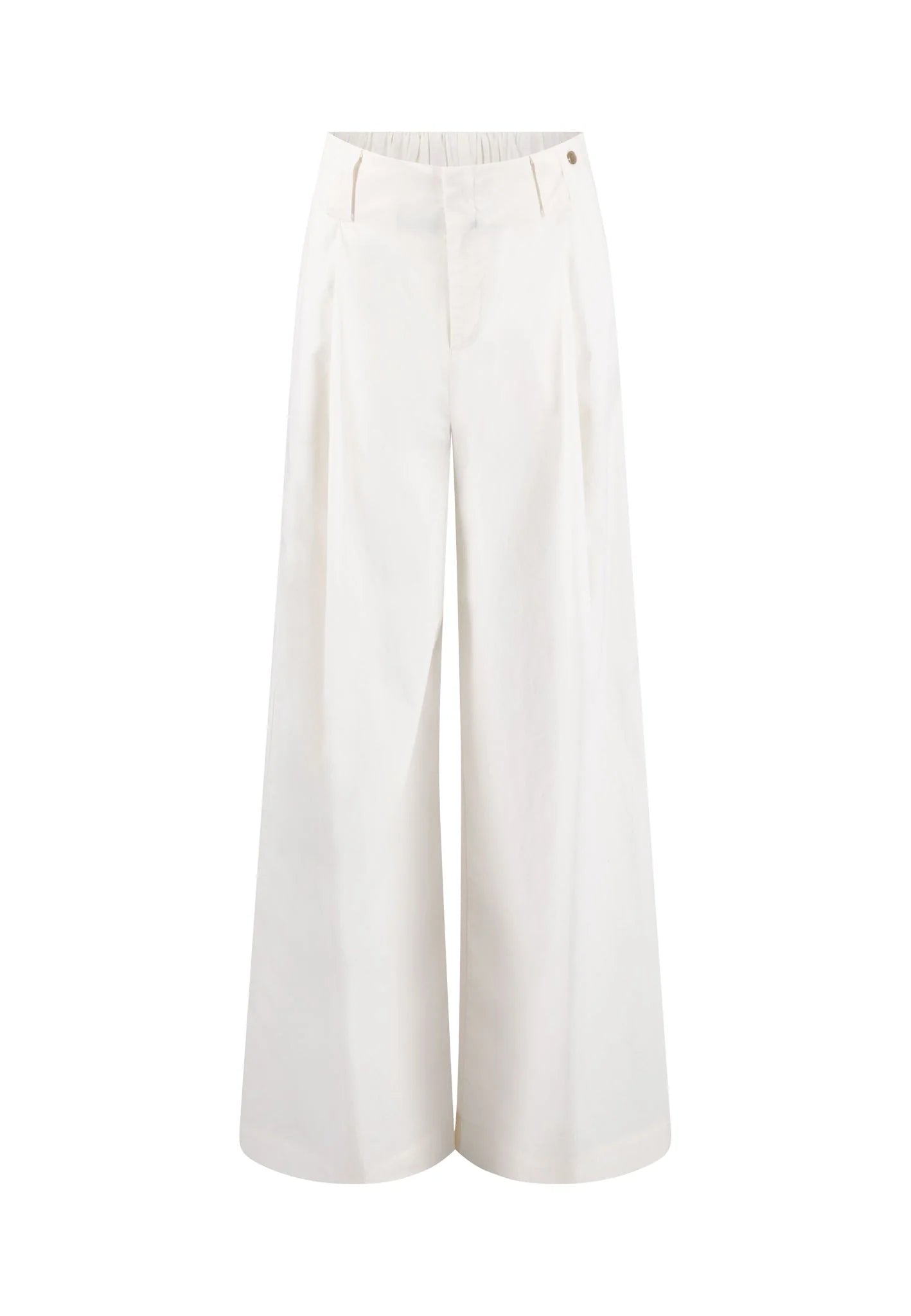 Fynch Hatton Papertouch Wide Pant - Milk