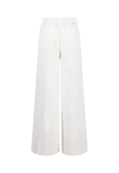 Fynch Hatton Papertouch Wide Pant - Milk