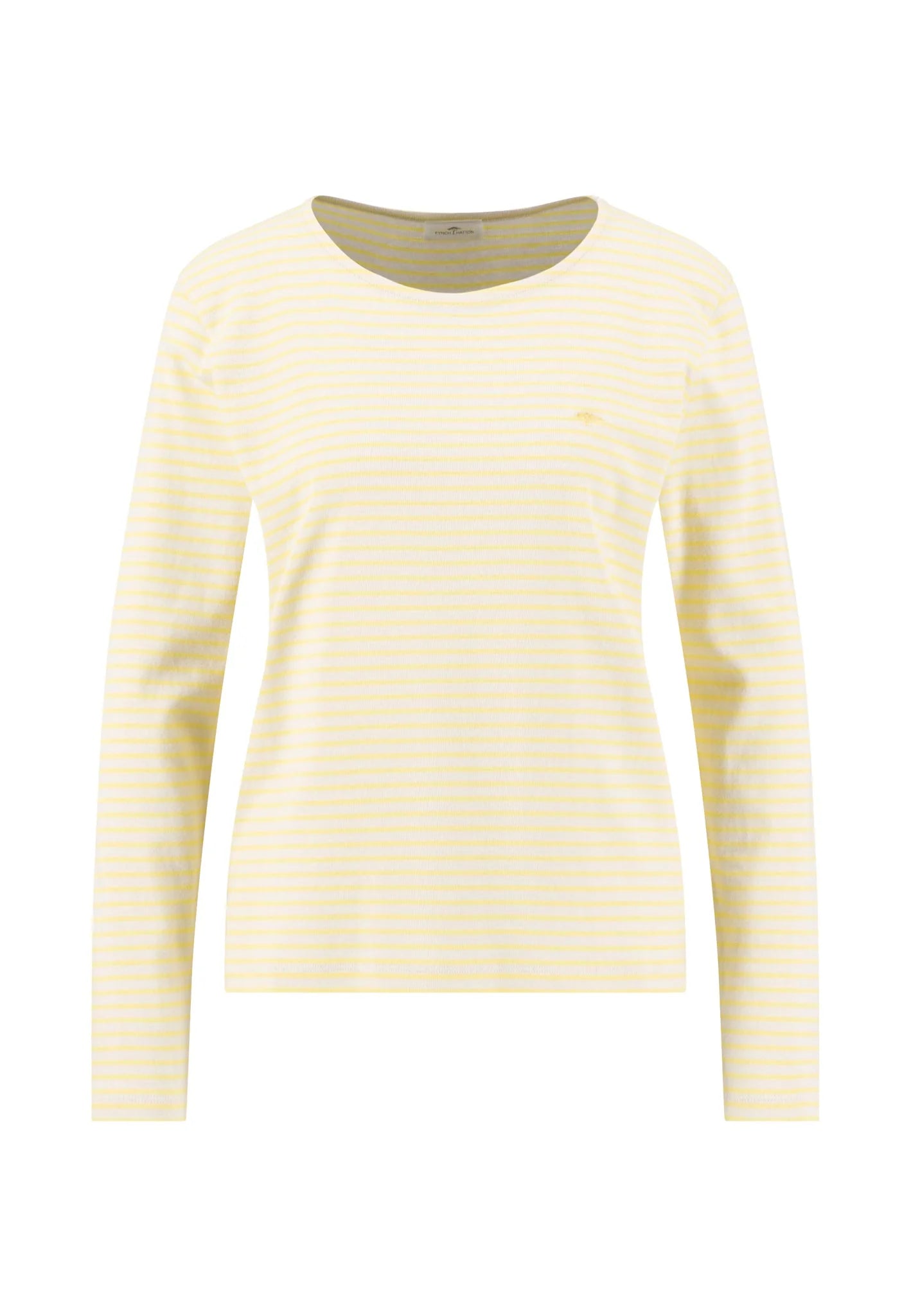 Fynch Hatton Long Sleeve Stripe Top - Sunbeam Yellow
