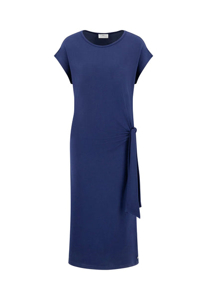 Fynch Hatton Waist Knot Detail Dress - Galaxy Blue
