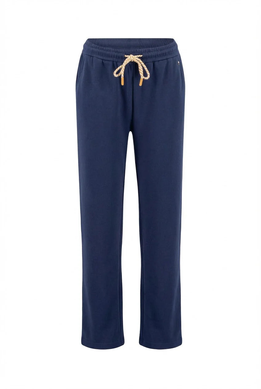 Fynch Hatton Straight Leg Pants - Galaxy Blue
