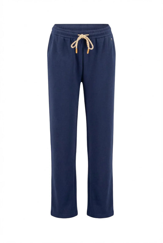 Fynch Hatton Straight Leg Pants - Galaxy Blue