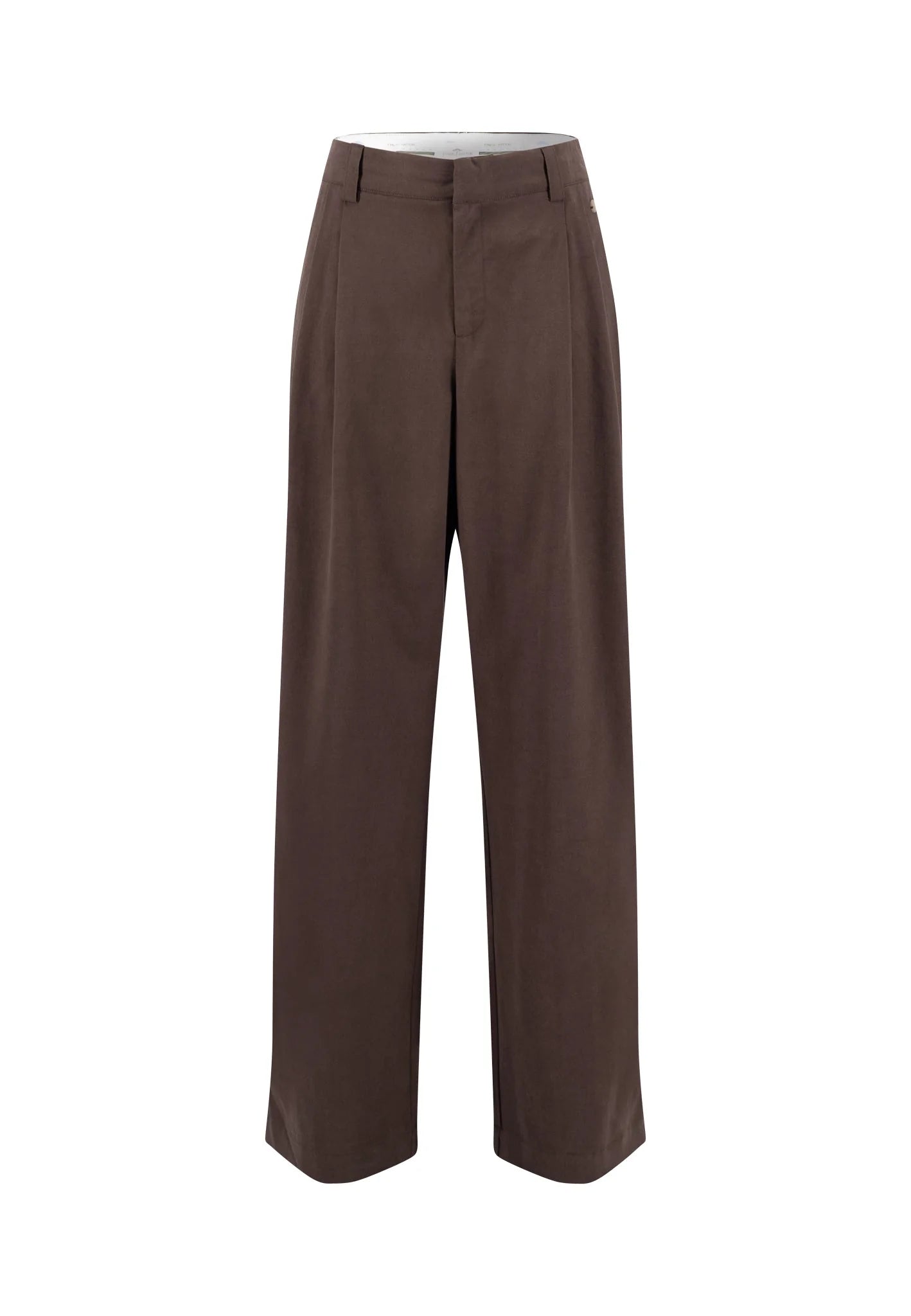 Fynch Hatton Pants Gabardine  - Espresso