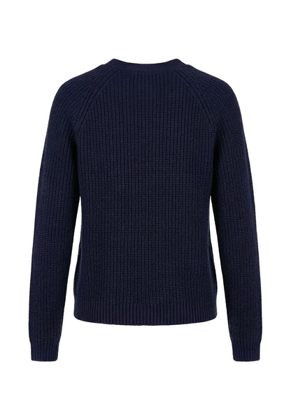 Fynch Hatton Cotton Knit Cardigan - Galaxy Blue