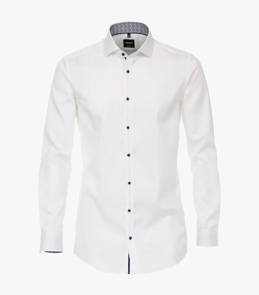 Venti body Fit Classic Shirt - White