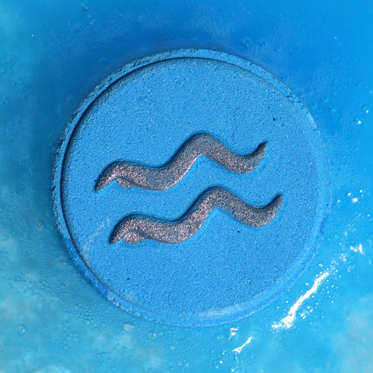 Zodiac Bath Fizzers With Horoscope - Box of 2
