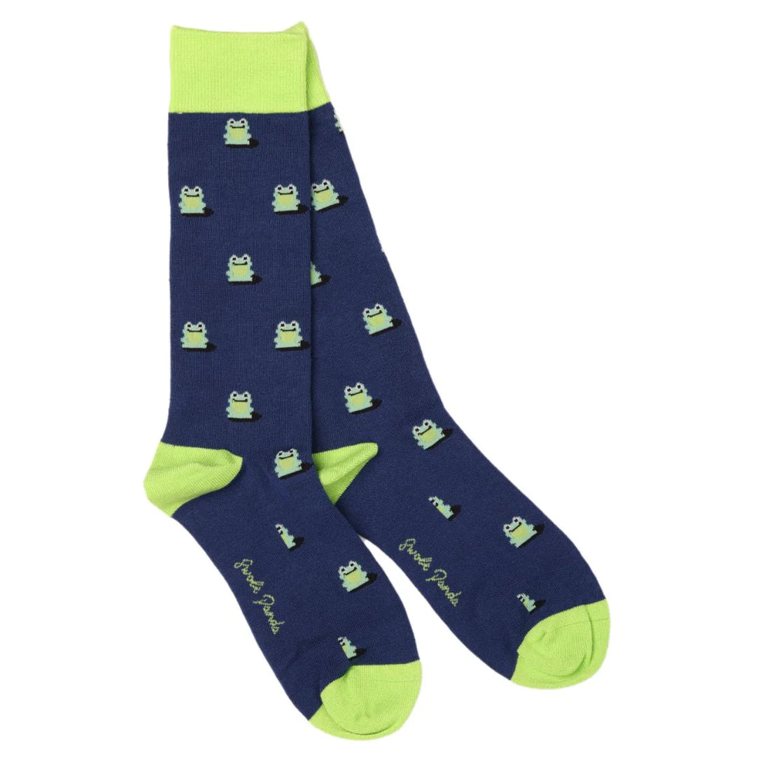 Swole Panda Bamboo Socks - Frog