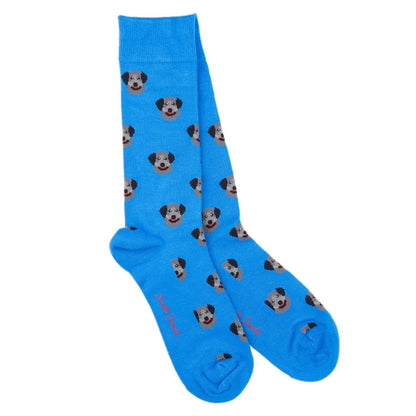 Swole Panda Bamboo Socks - Black Labrador