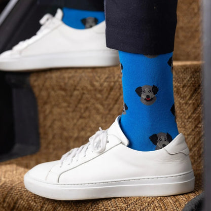 Swole Panda Bamboo Socks - Black Labrador