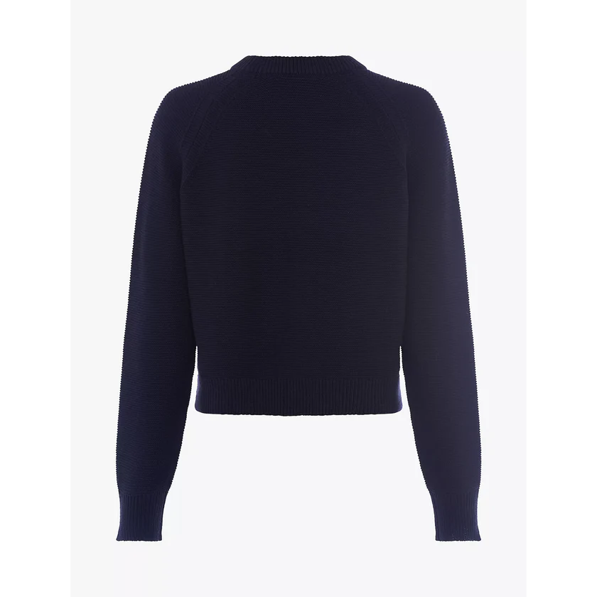 French Connection Lilly Mozart Utility Knit - Blue