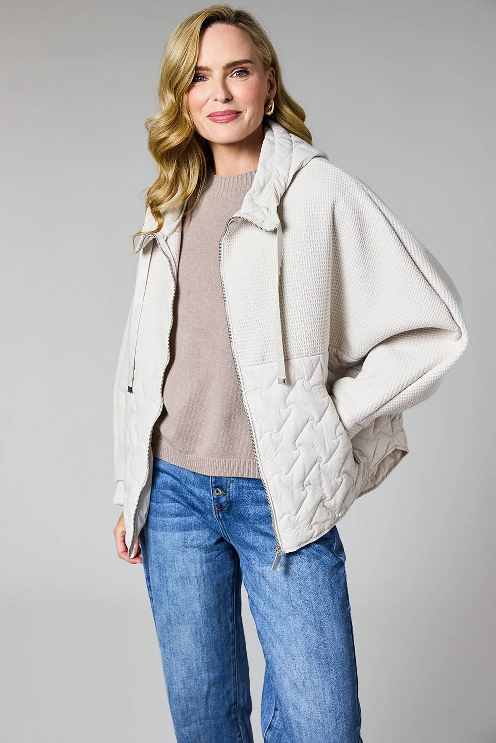 Deck Batwing Jacket - Cream