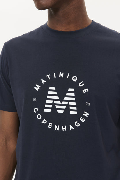 Matinique MAjeramy Logo T-Shirt- Dark Navy