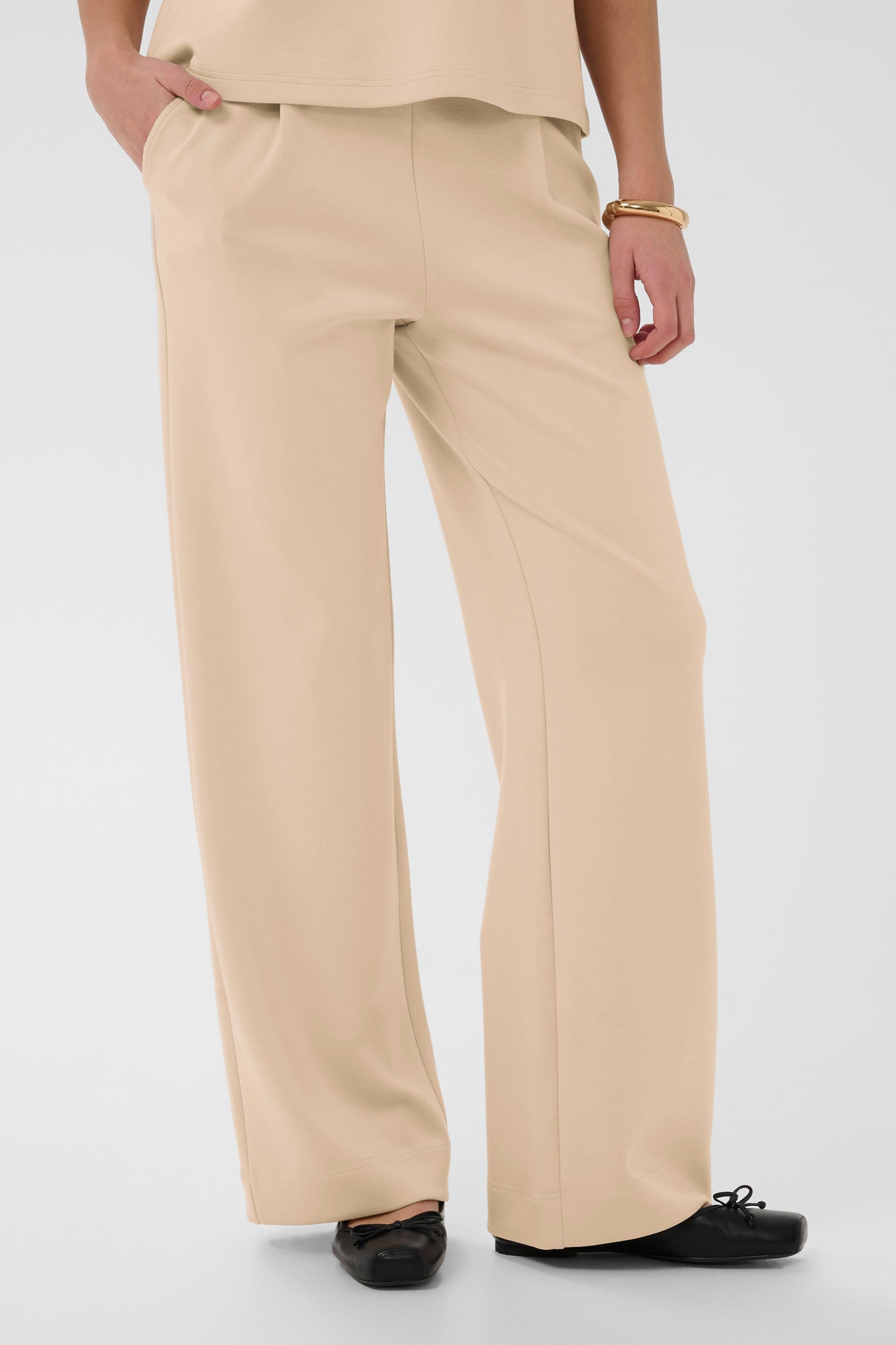 Soaked SLMarigold Pants - White Pepper