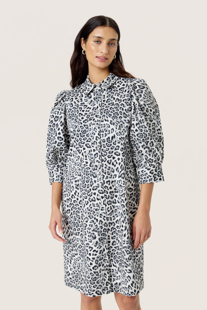 Soaked Sandja Shirt Dress - Leopard