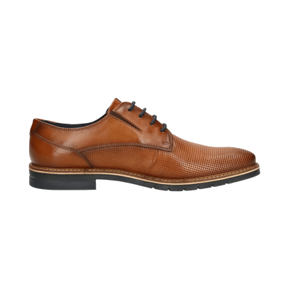 Bugatti Leather Business Shoe - Cognac