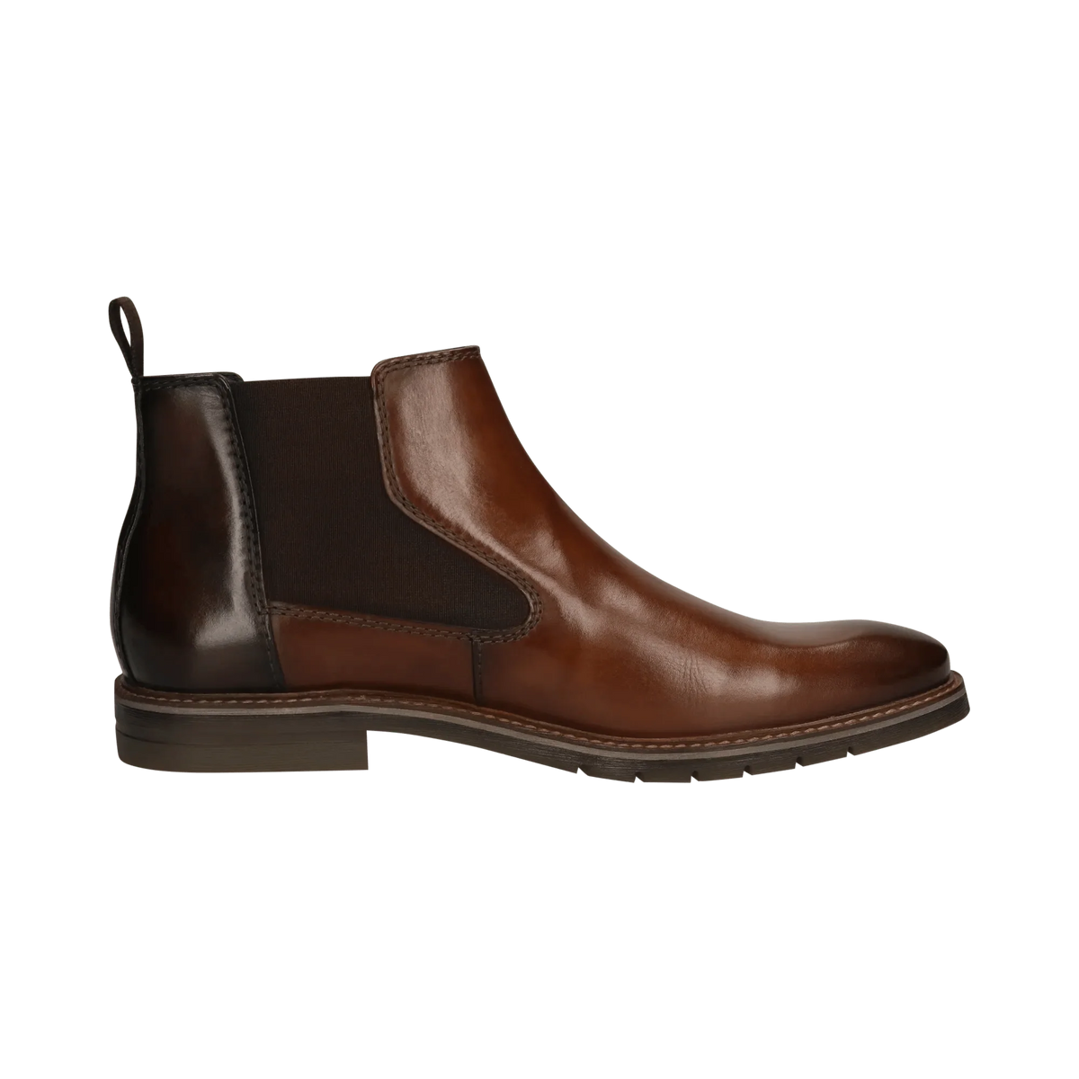 Bugatti Leather Chelsea Boot - Cognac