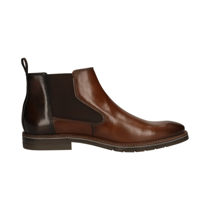 Bugatti Leather Chelsea Boot - Cognac