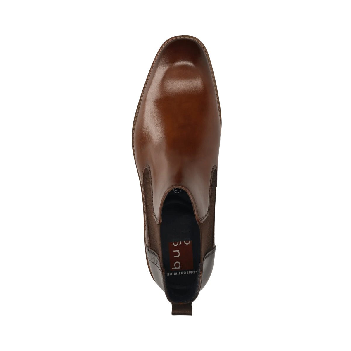 Bugatti Leather Chelsea Boot - Cognac