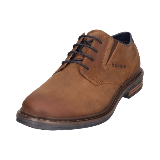 Bugatti Comfort Fit Casual Shoe - Cognac