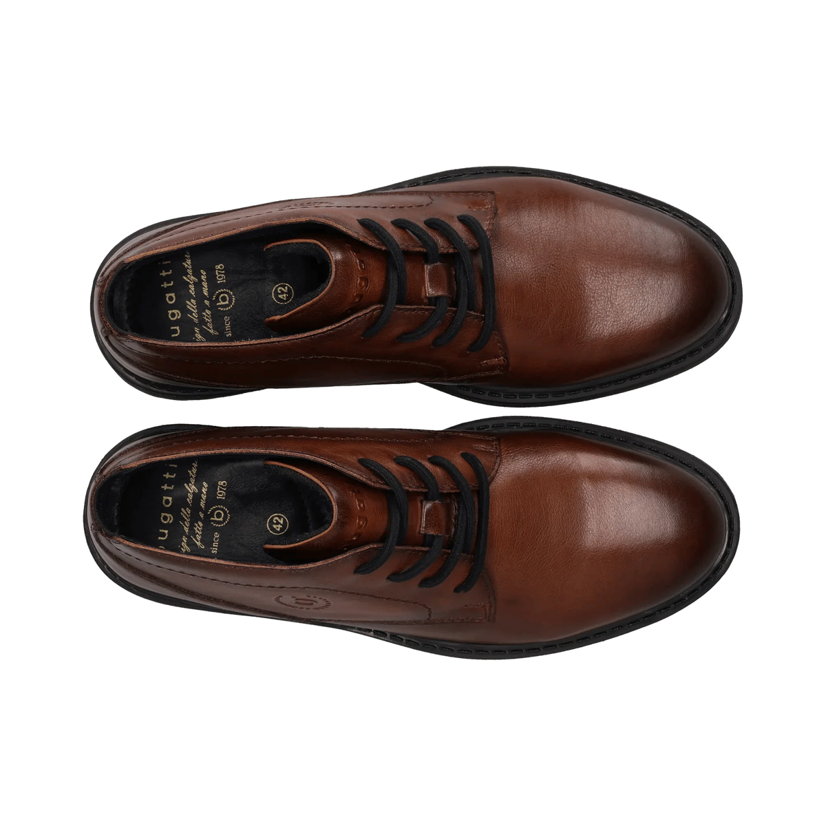 Bugatti Mumbai Leather Boots - Cognac