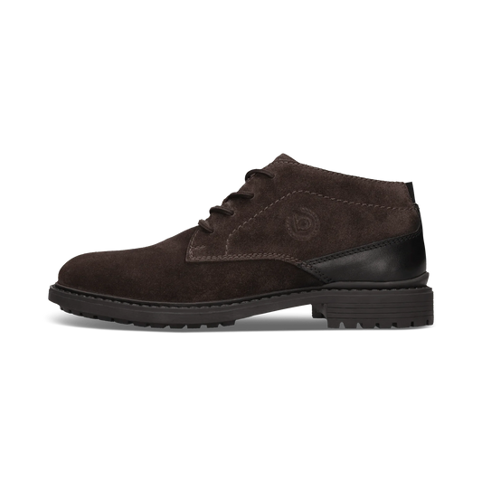 Bugatti Leather Derby Boots - Brown