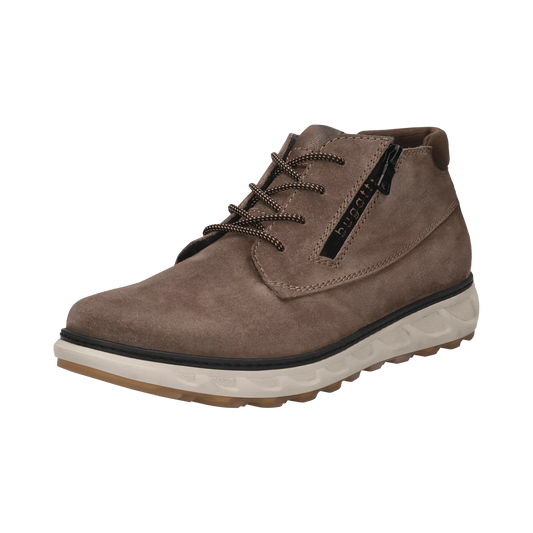 Bugatti  Suede Leather Lace Up Boot - Taupe