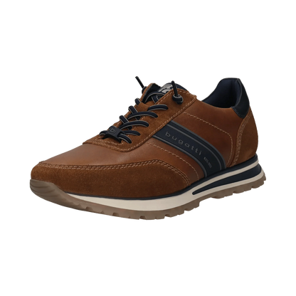 Bugatti Leather Casual Shoe - Cognac